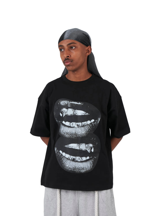 Midnight Lips - T-Shirt boxy Fit Tee