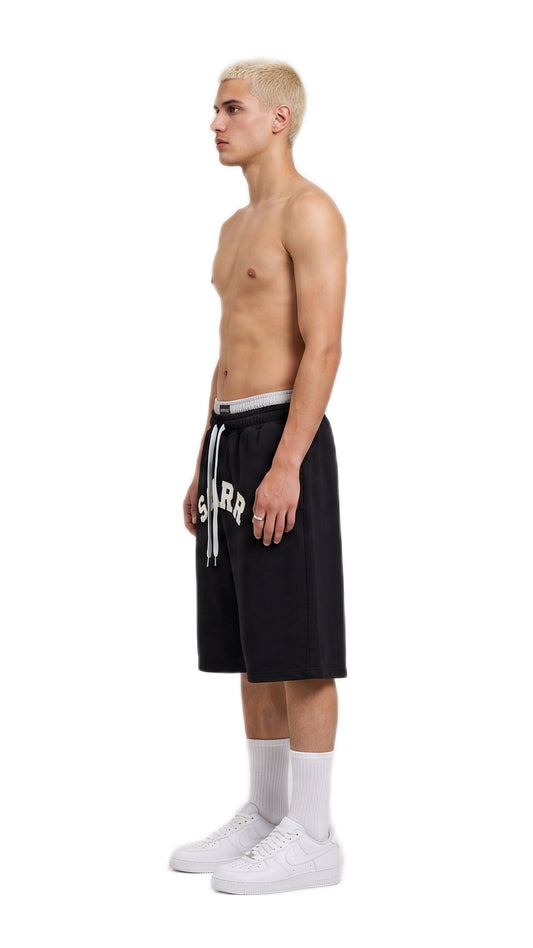 02 BLACK SHORTS - Oversized Relaxed Fit