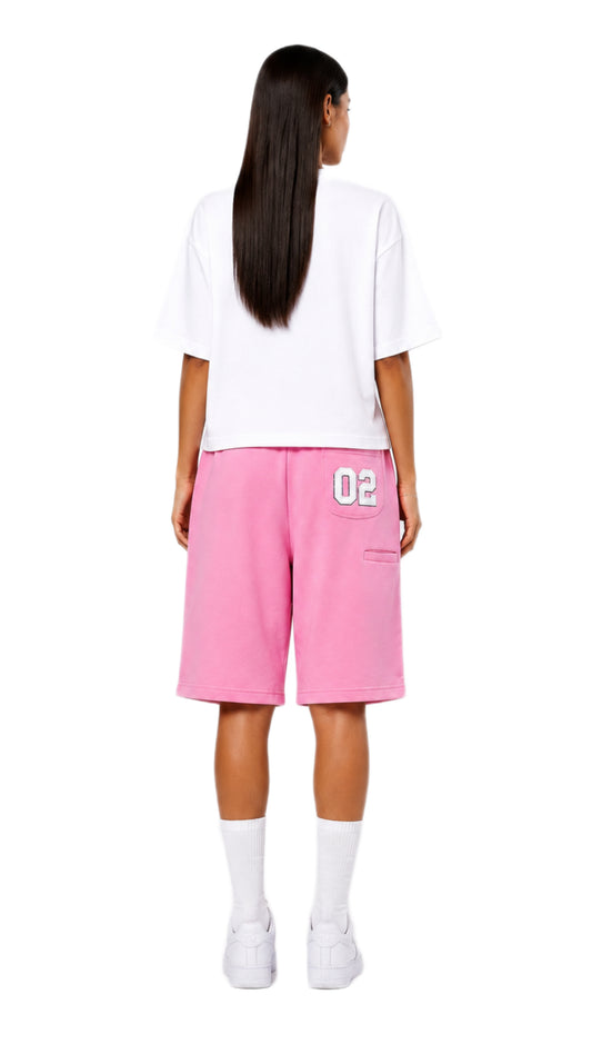 LOST SIGNAL PINK TEE - T-shirt boxy fit