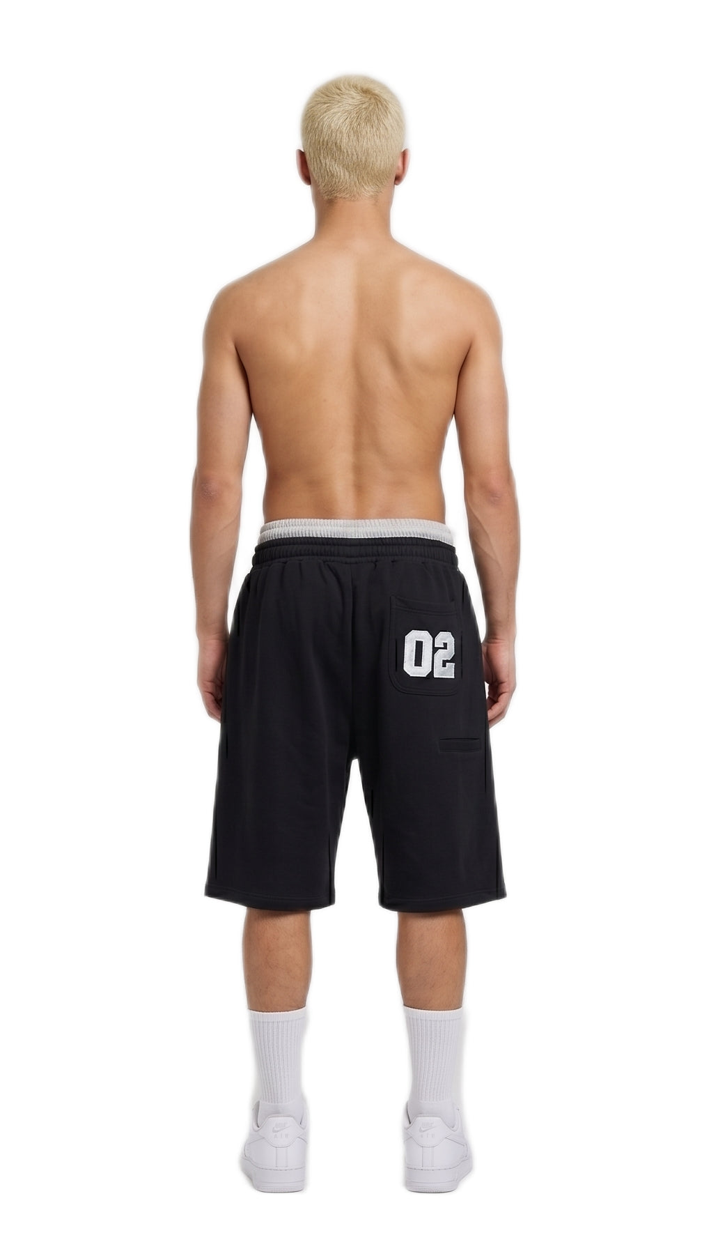 02 BLACK SHORTS - Oversized Relaxed Fit