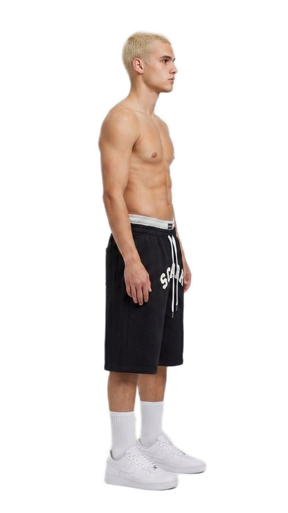 02 BLACK SHORTS - Oversized Relaxed Fit