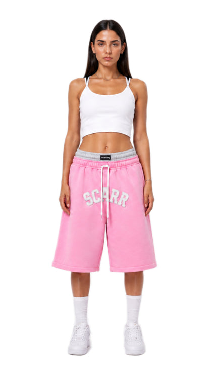 02 PINK SHORTS - Oversized Relaxed Fit