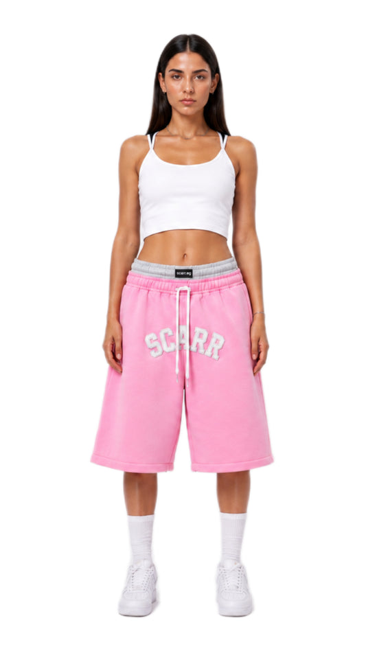02 PINK SHORTS - Oversized Relaxed Fit