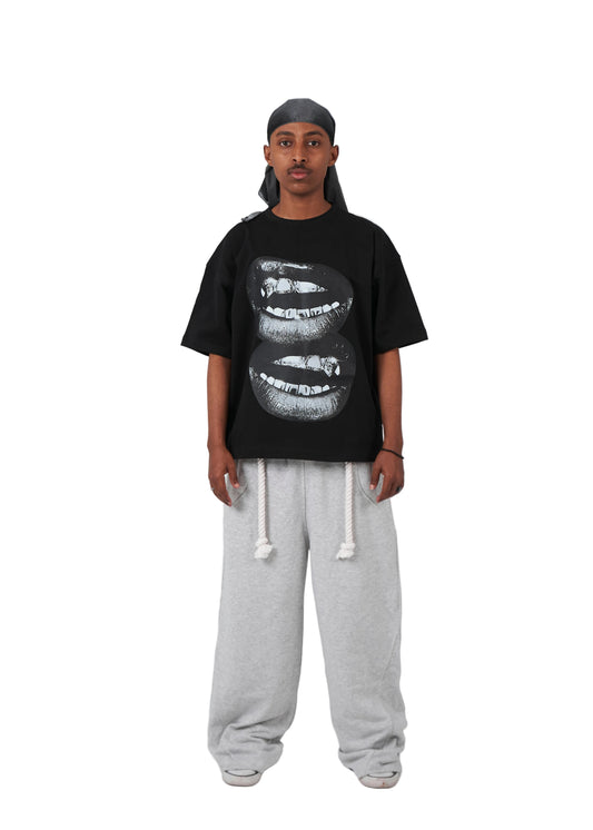 Midnight Lips - T-Shirt boxy Fit Tee
